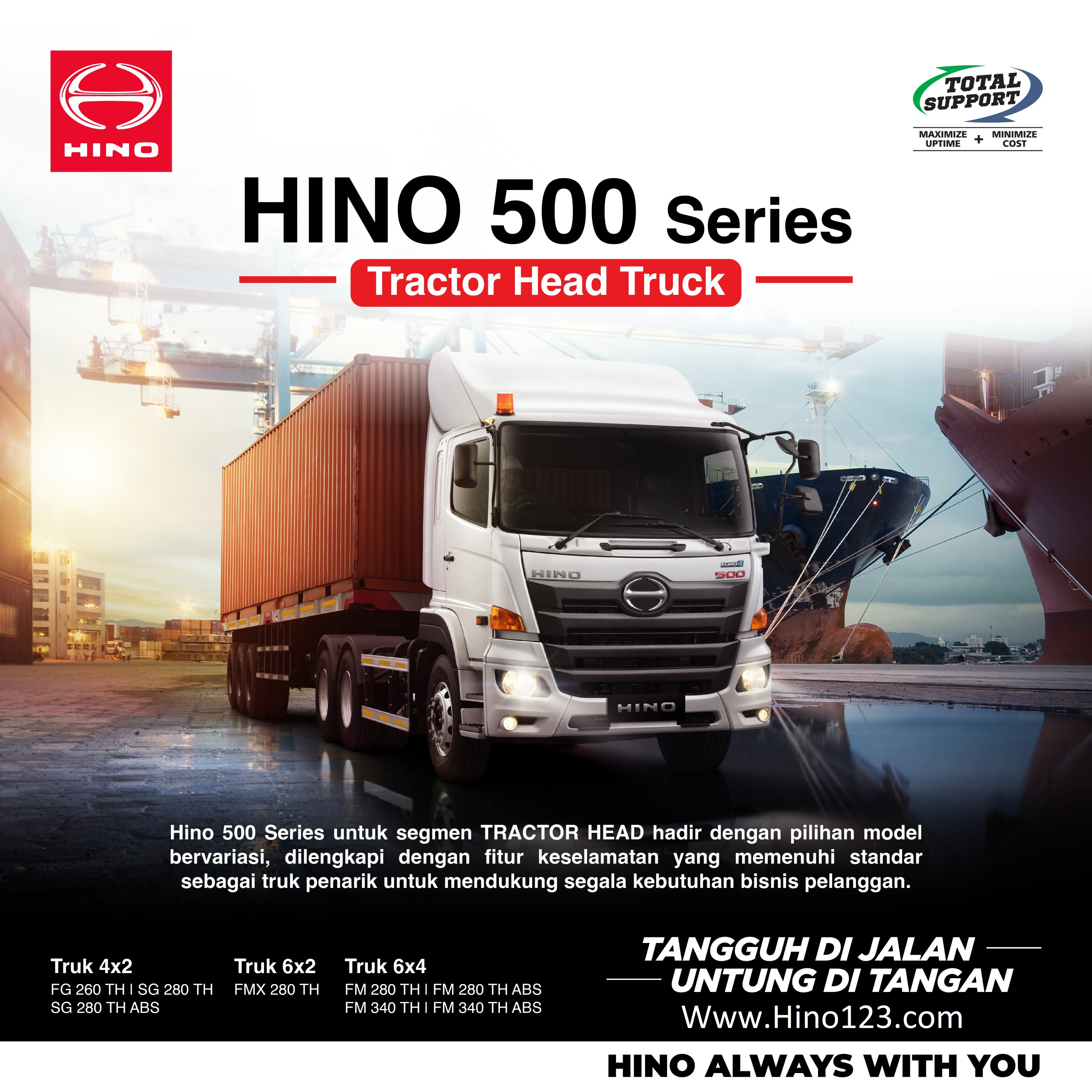 Harga Hino FM 280 TH Trailer